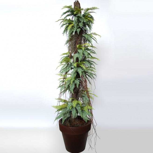 Planta semi-artificiala Ila, Fern Status on Pineapple Green - 220 cm 